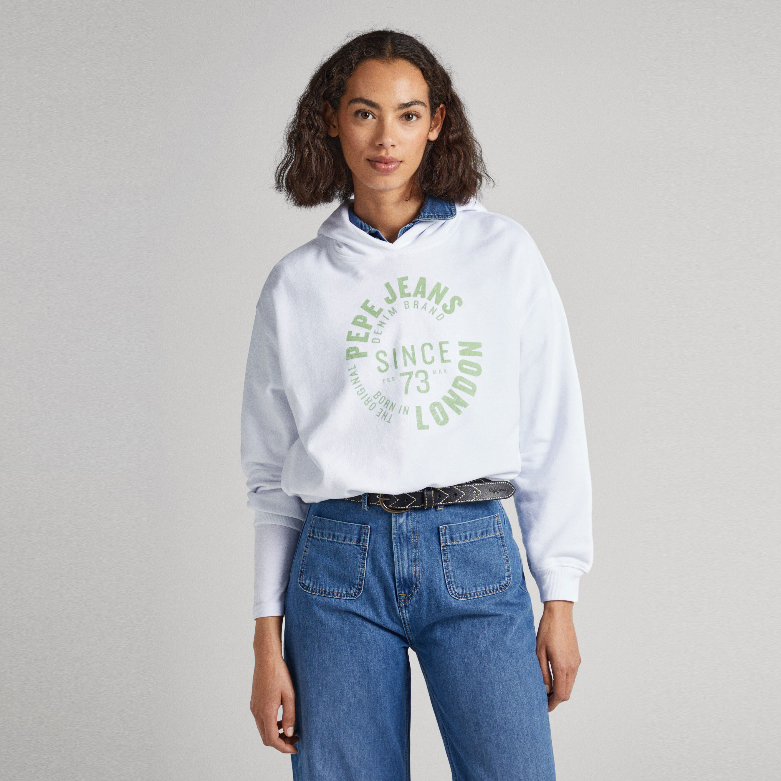 Pepe Jeans Jersey Blanco PL581358-800 , para Mujer