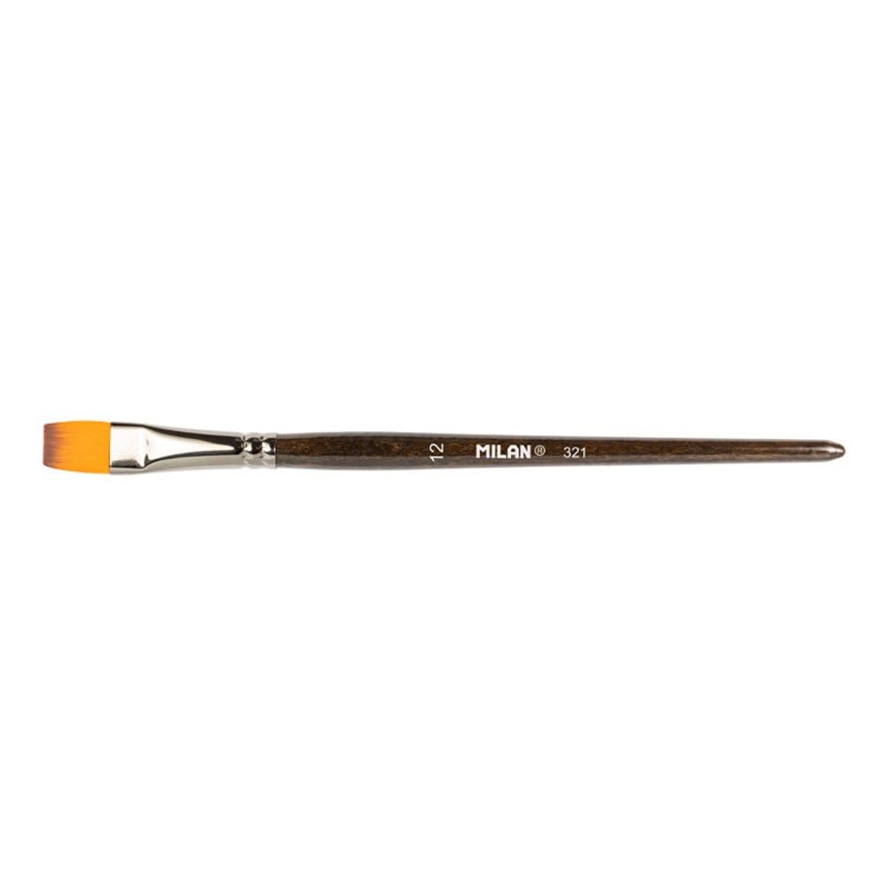 Pincel Milan Serie 321 Nº12 Plano (12 Unidades)