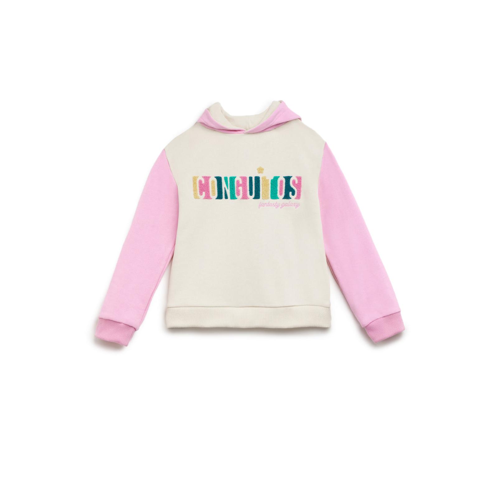 Conguitos - Sudadera Multicolor Algodón Interior Afelpado para Niña