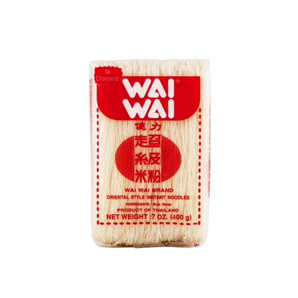 Fideos de Arroz Chino Fideos de Arroz Integral 0.5mm Halal 400g WAIWAI