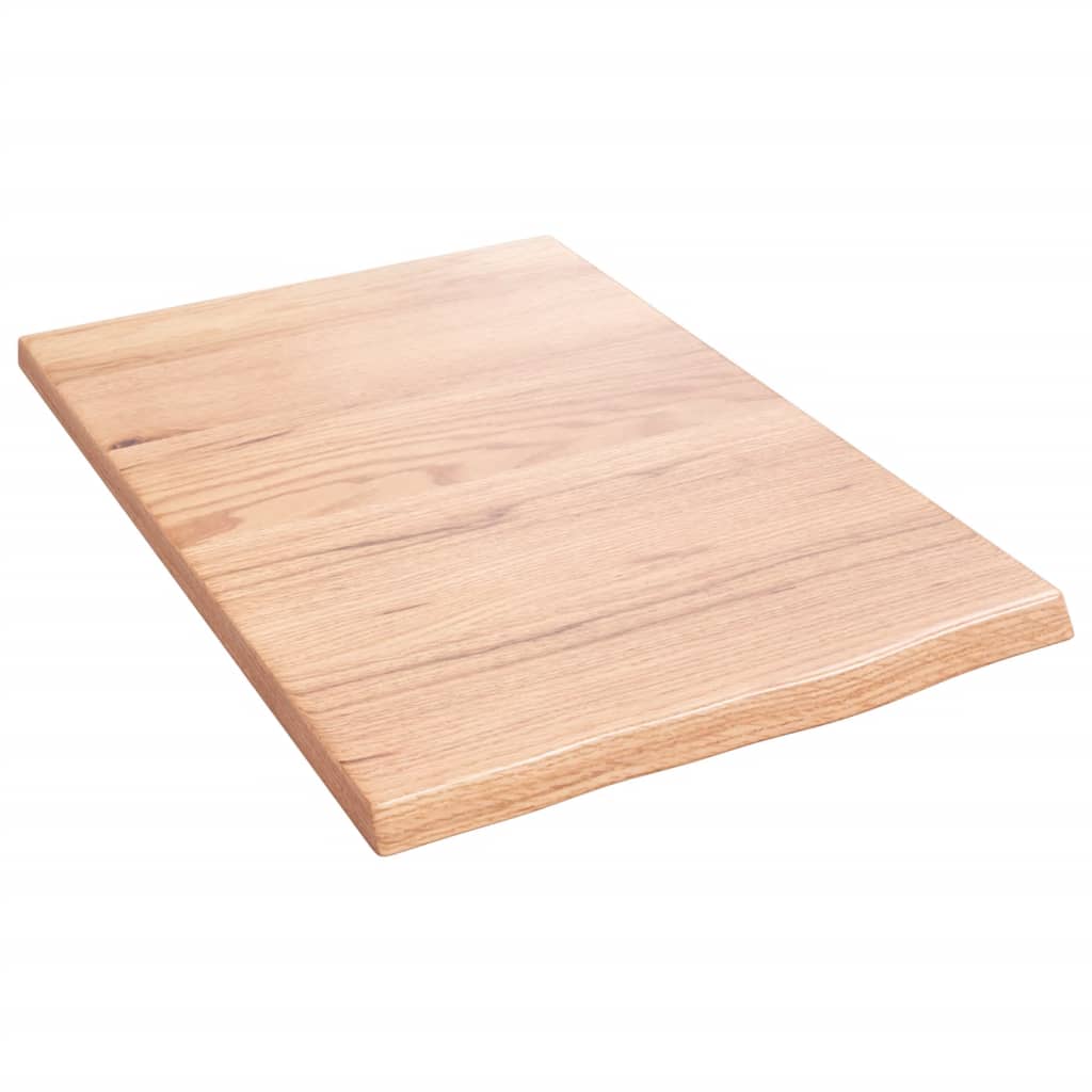 vidaXL Encimera de Baño Tablero Superficie Madera Maciza Tratada Color Gris oscuro,  Natural,  Marrón claro y mas