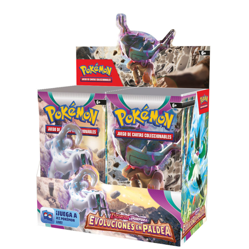 Pokemon TCG Escarlata y Purpura Evoluciones en Paldea - Nuevo precintado