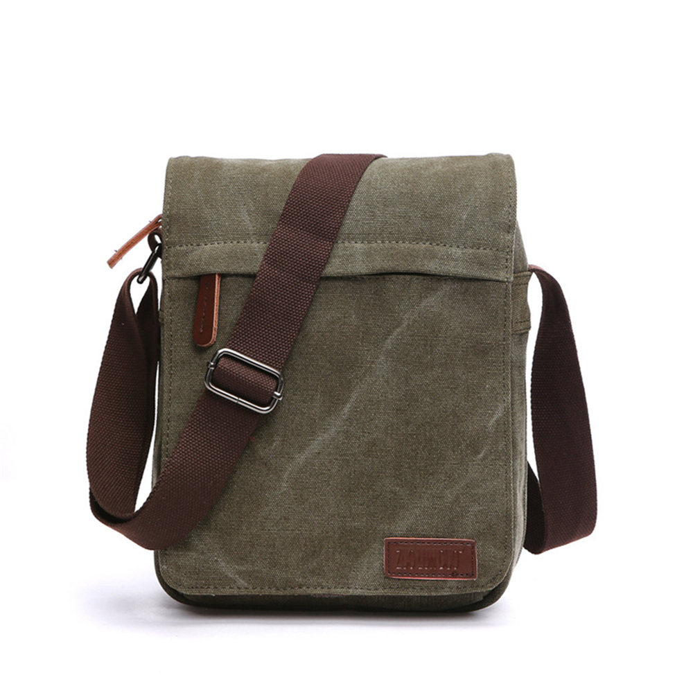TK Bolso bandolera para hombre fabricado en Lona, Bolso para hombre de alta calidad.