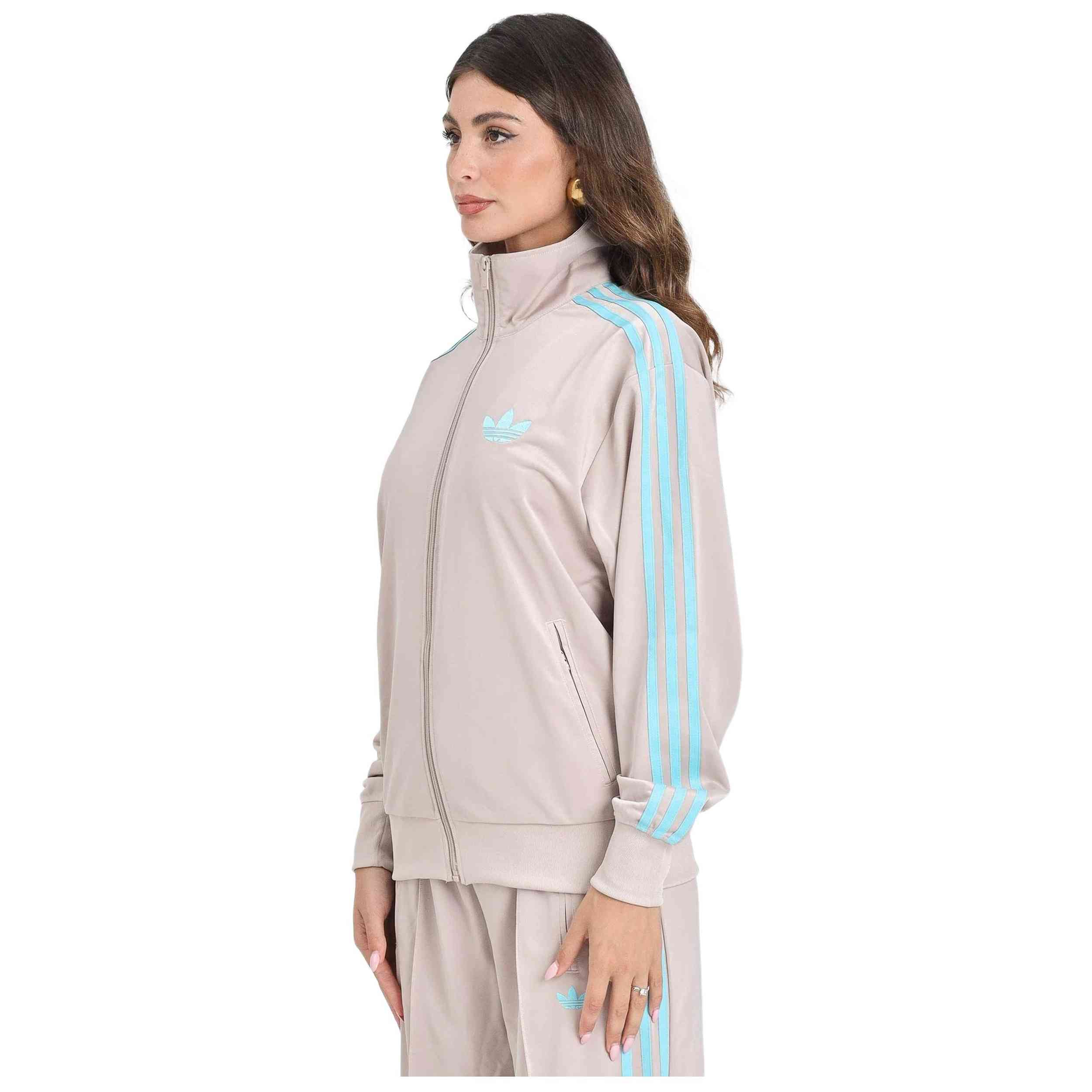 Chaqueta De Chandal Adidas para Mujer en color Beige