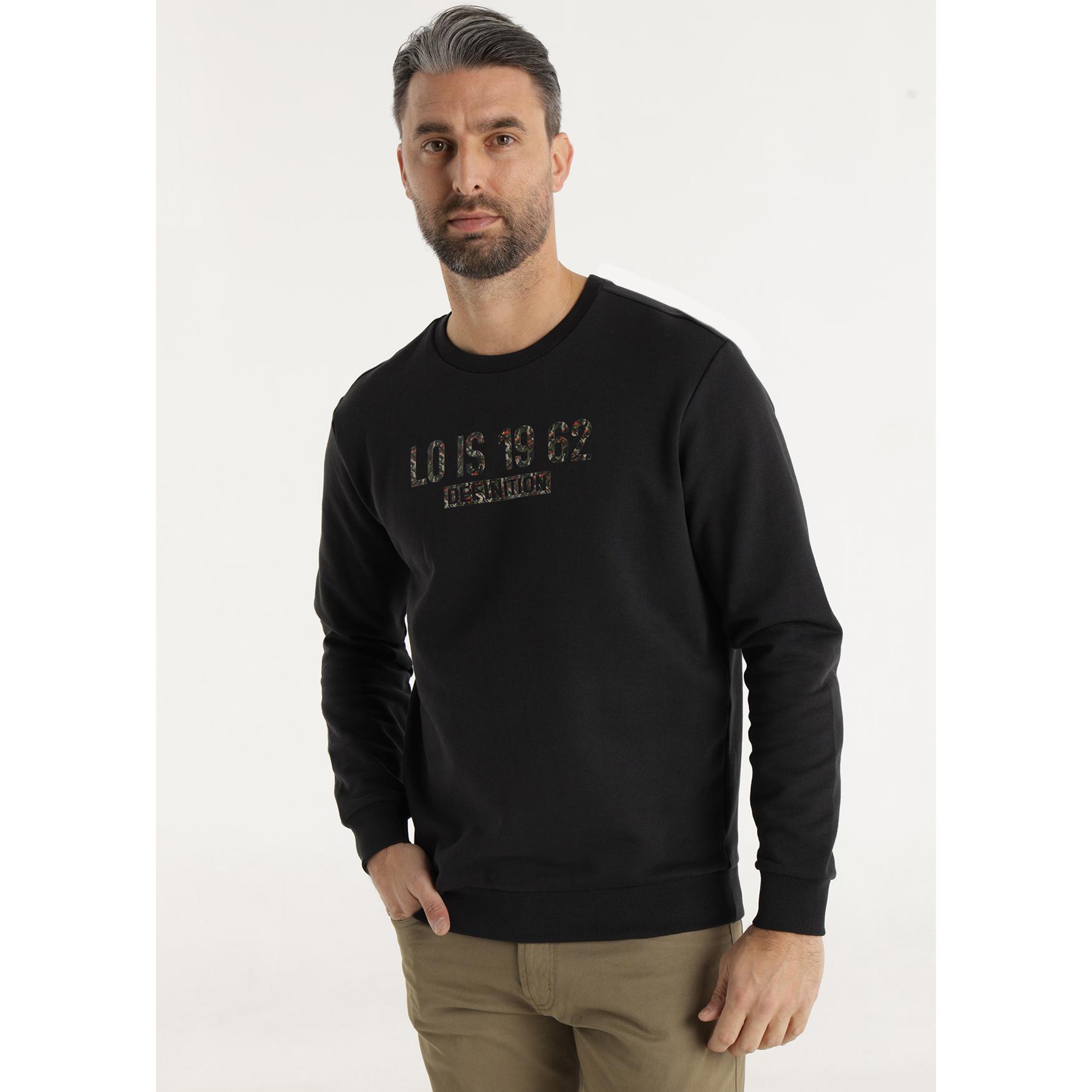 LOIS JEANS - Sudadera sin capucha cuello caja grafica Definition