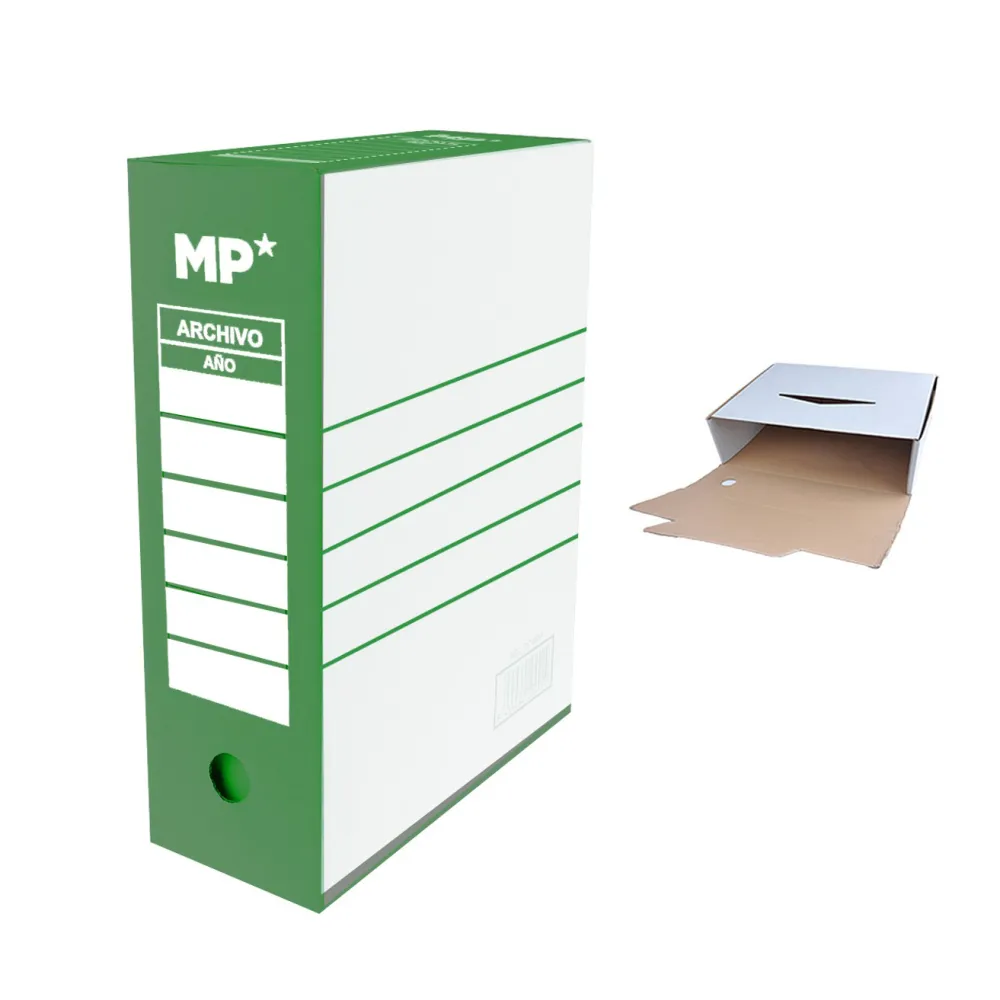 C.A | Cajas de Archivo Definitivo | Pack 5 Uds | Tamaño Folio | Cartón Plegable | Ideales para Oficina y Almacenamiento de Documentos