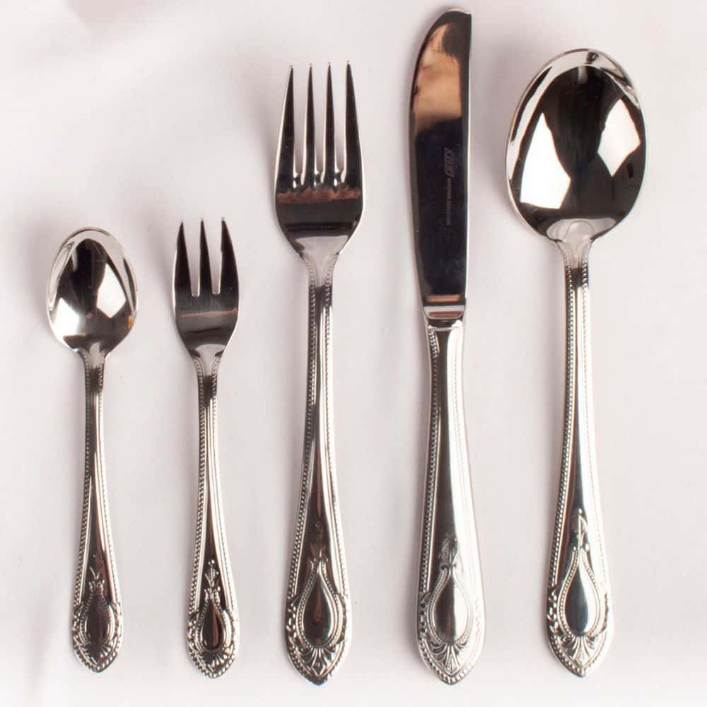 Set de Cubiertos de Mesa de Acero Inoxidable (30 piezas) CRC1285 para 6 Comensales