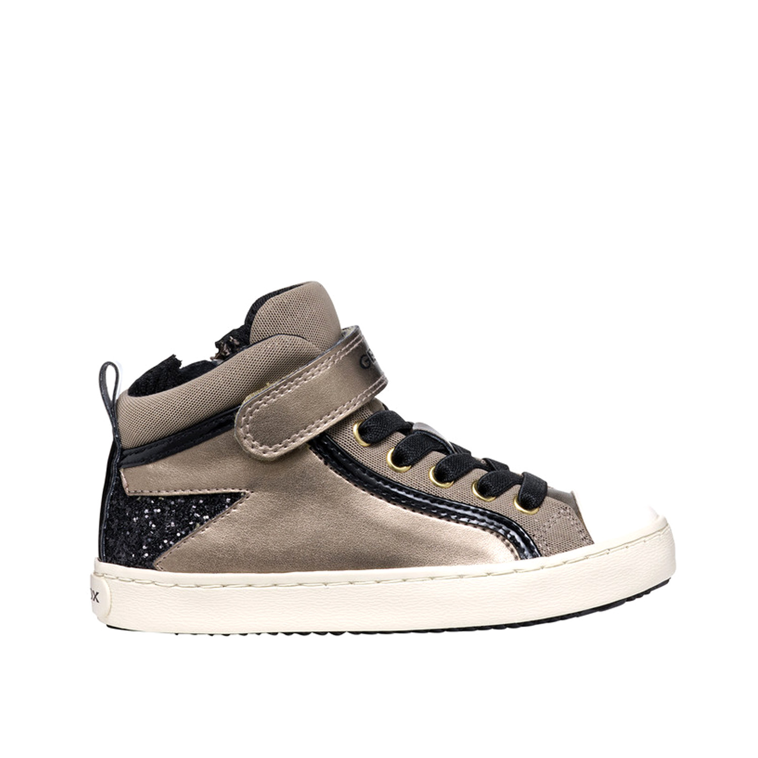 Geox - Polacchino beige/nero J944GM-C0533