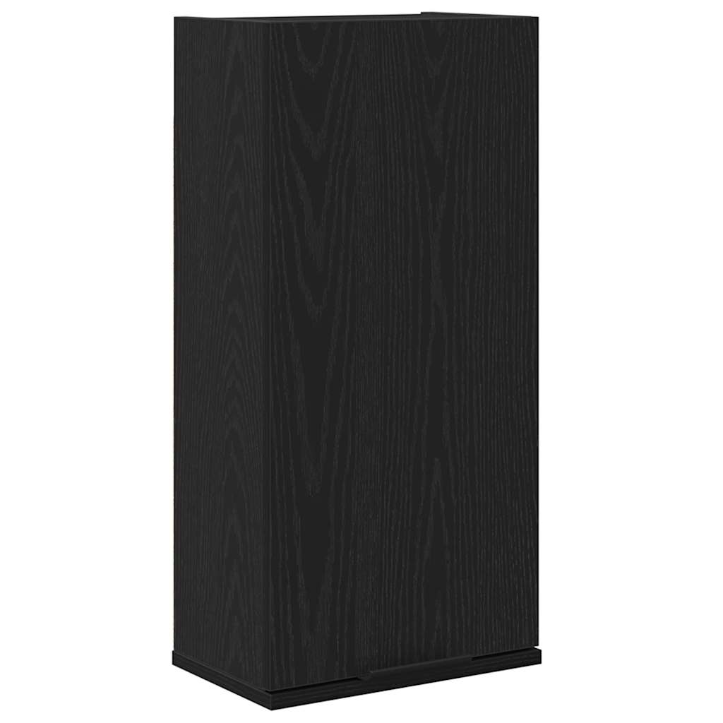 vidaXL Armario de pared roble negro 32x20x67 cm Madera de ingeniería