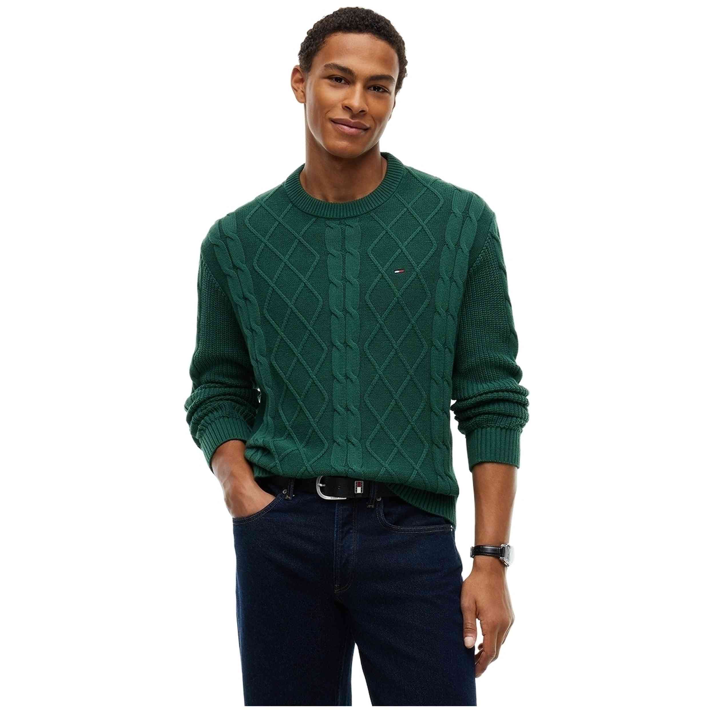 Jersey Tommy Hilfiger modelo DM0DM23405 para Hombre en color Verde