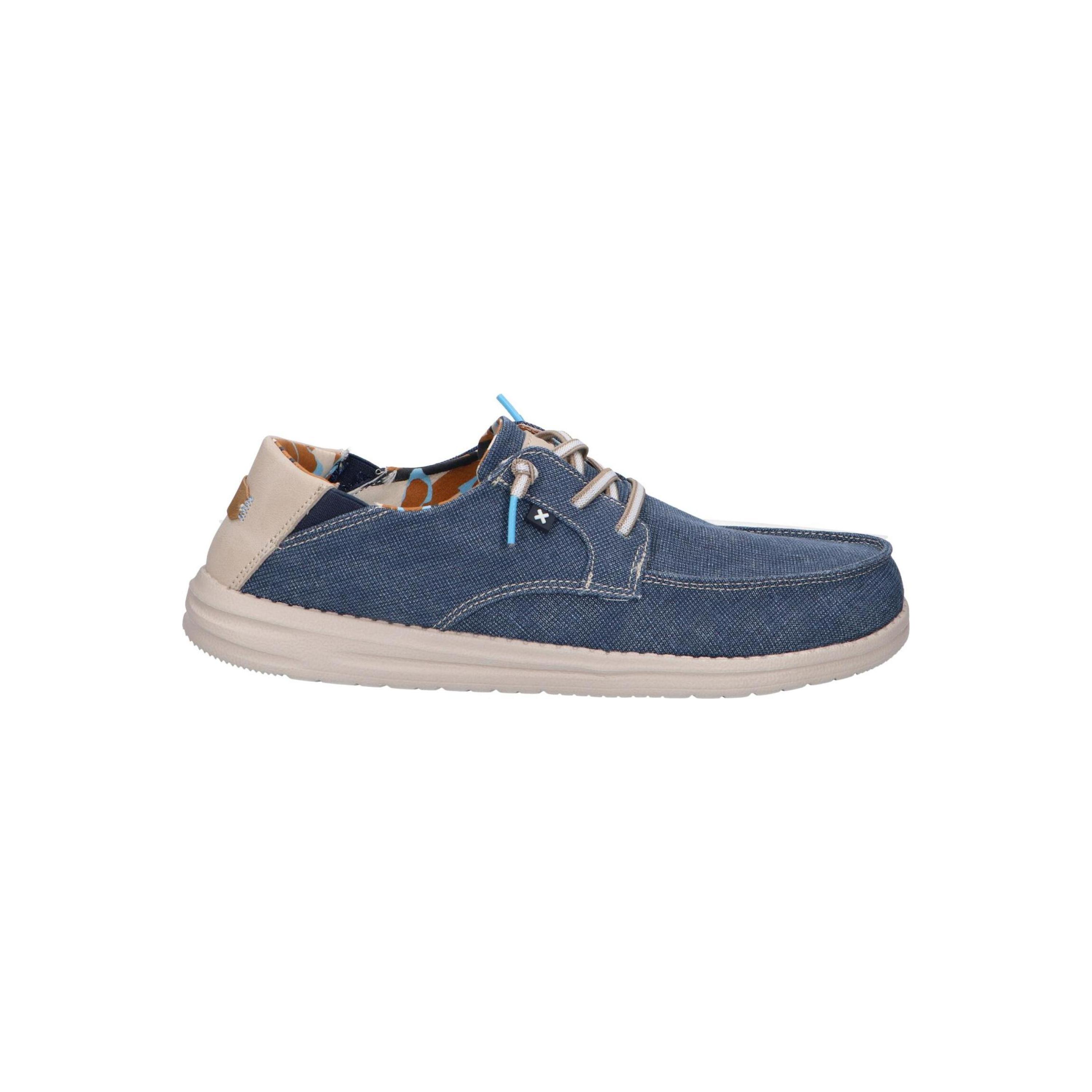 Xti men's boat shoes in blue
