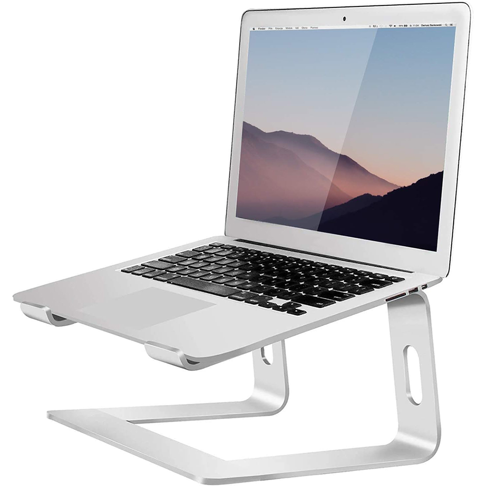TK Soporte De Aluminio Para Portátil Compatible Con Mac MacBook Air pro Aumenta La Altura Para Computadora Portátil Ergonómico Alivia El Dolor De Espalda Disipación De Calor 10-15.6 Pulgadas