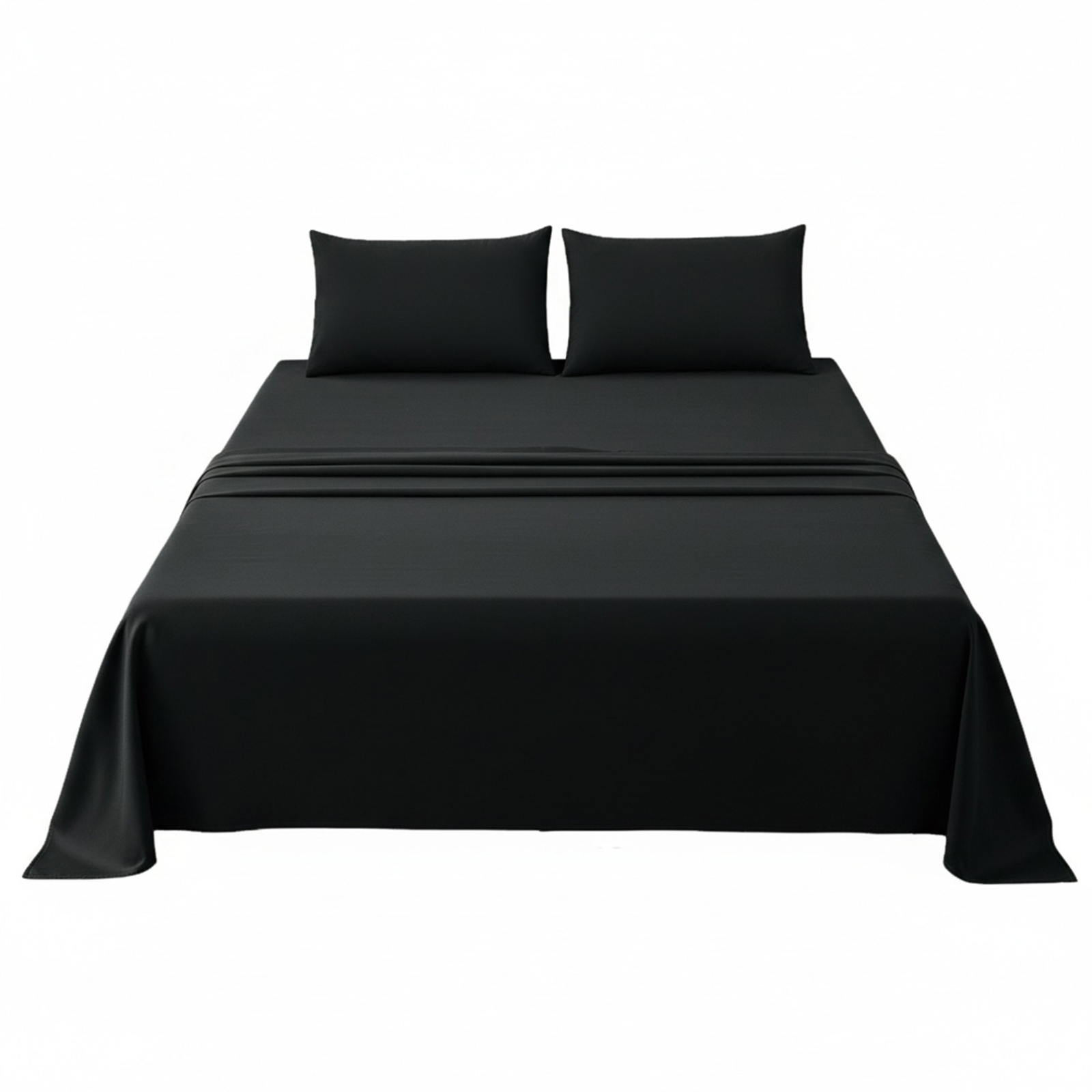 Juego de Sábanas Lisas 100% Poliéster Ultra Suave Transpirable, Set Completo con Sábanas y Fundas de Almohada, Antiarrugas y Resistente al Desgaste, Lavable a Máquina, Colores Neutros Modernos para Dormitorio, Hogar y Apartamento Turístico