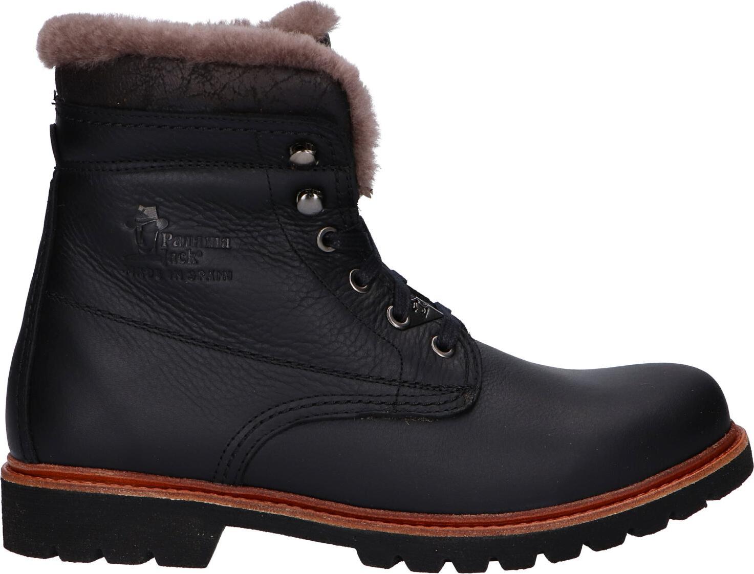 Panama men's ankle boots jack p03 aviator igloo c11 napa grass black
