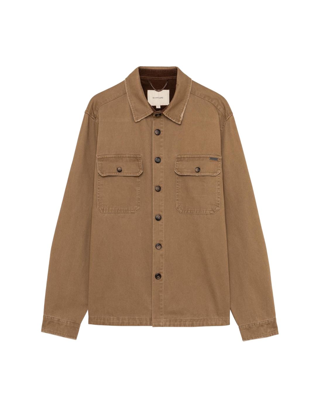 GIANNI LUPO SOBRECAMISA CAMEL