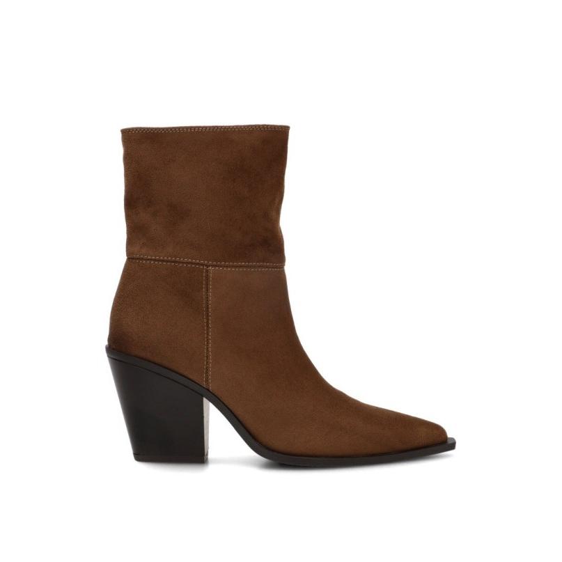 Botin Campero Corina - Mujer - Tacón Alto - Modelo M6775 - Color Camel
