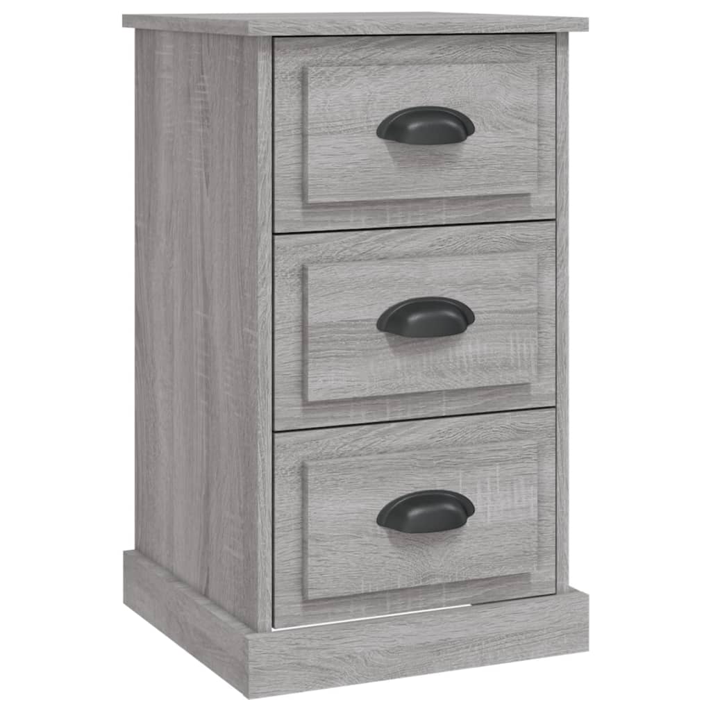 Mesita de Noche Vidaxl Madera Contrachapada 39x39x67 Cm Blanco