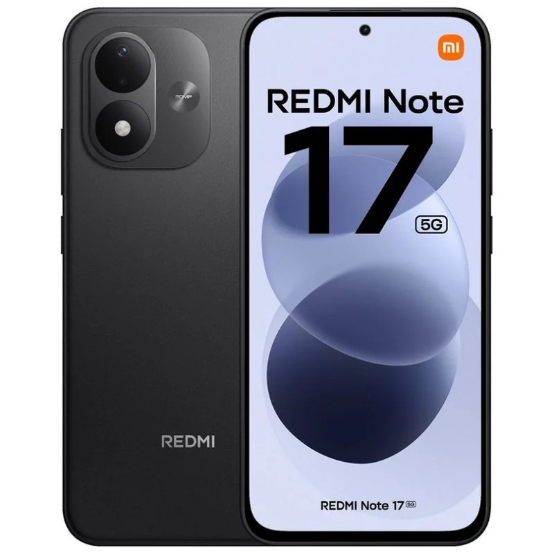 Xiaomi - REDMI Note 17 5G 6 GB + 256 GB con procesador Snapdragon 4 Gen 4, pantalla FHD+ 120 Hz y resistencia IP65 para uso intensivo