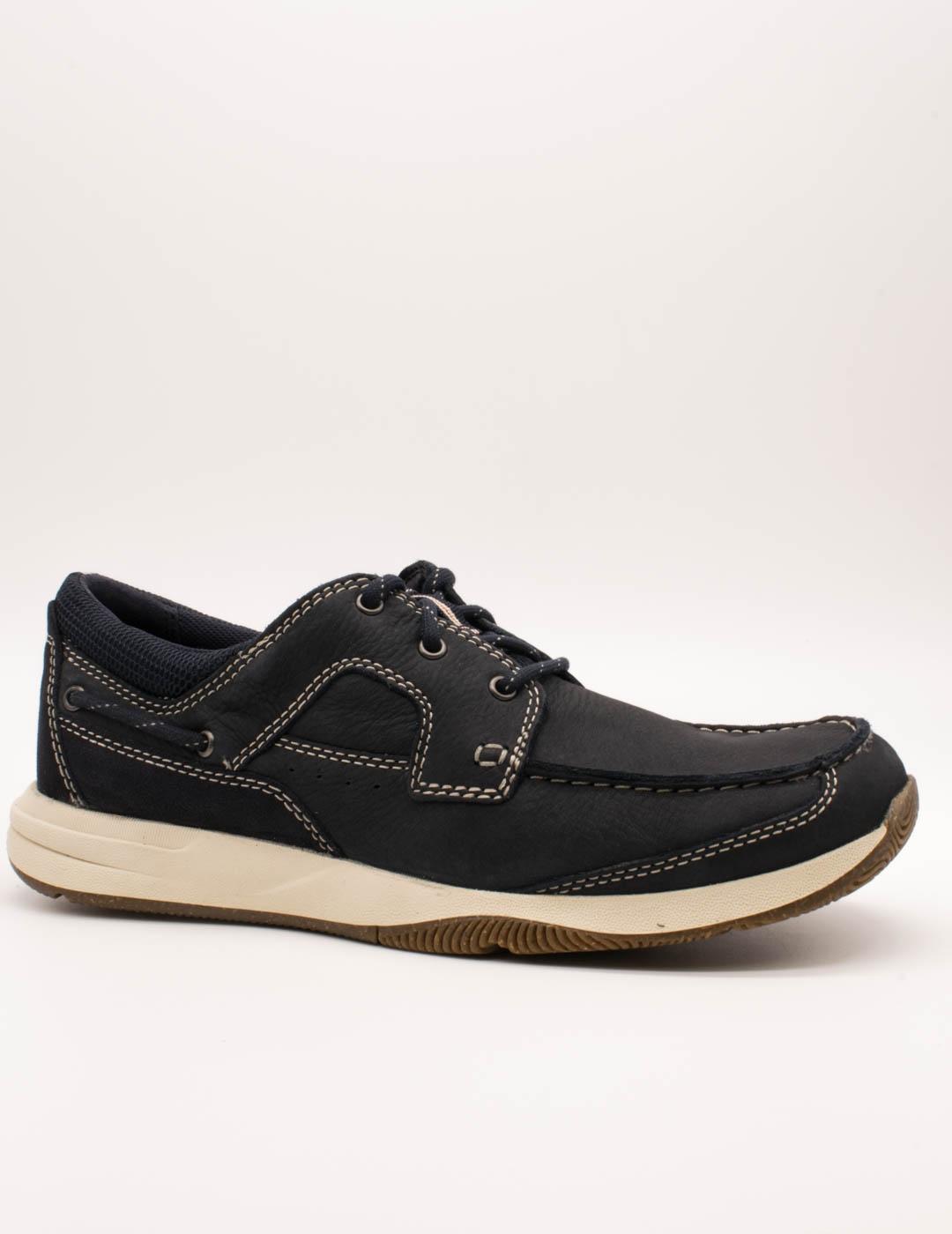 Clarks Zapato 26176972 Sailview Lace Navy de Hombre