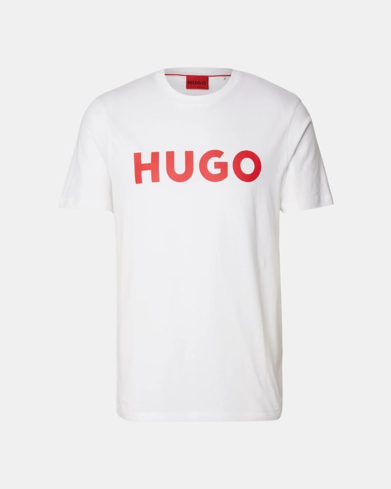 HUGO 50467556 DULIVIO Camisetas Manga corta Hombre Blanco