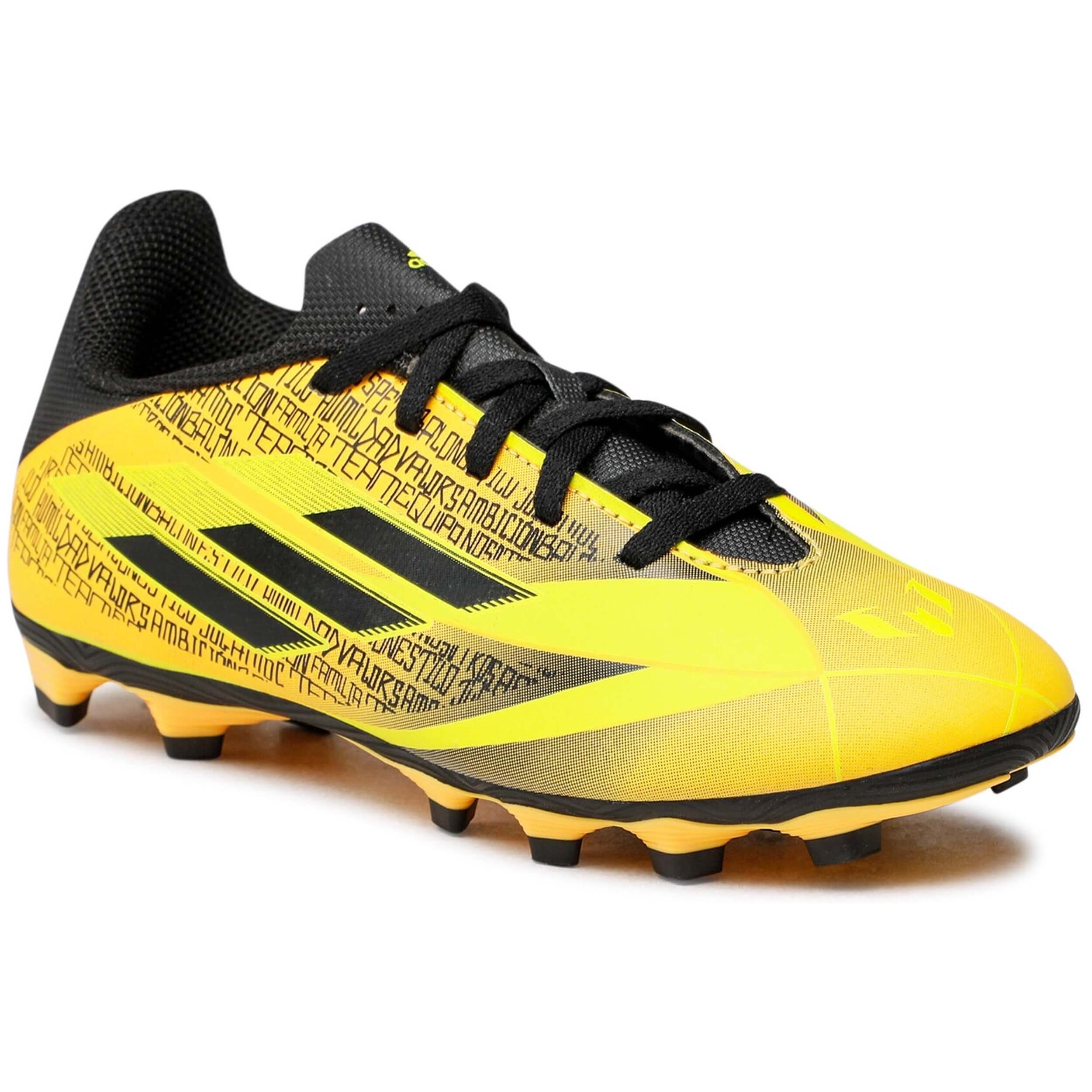Calzado Futbol marca Adidas modelo Gw7426 para kids en color naranja