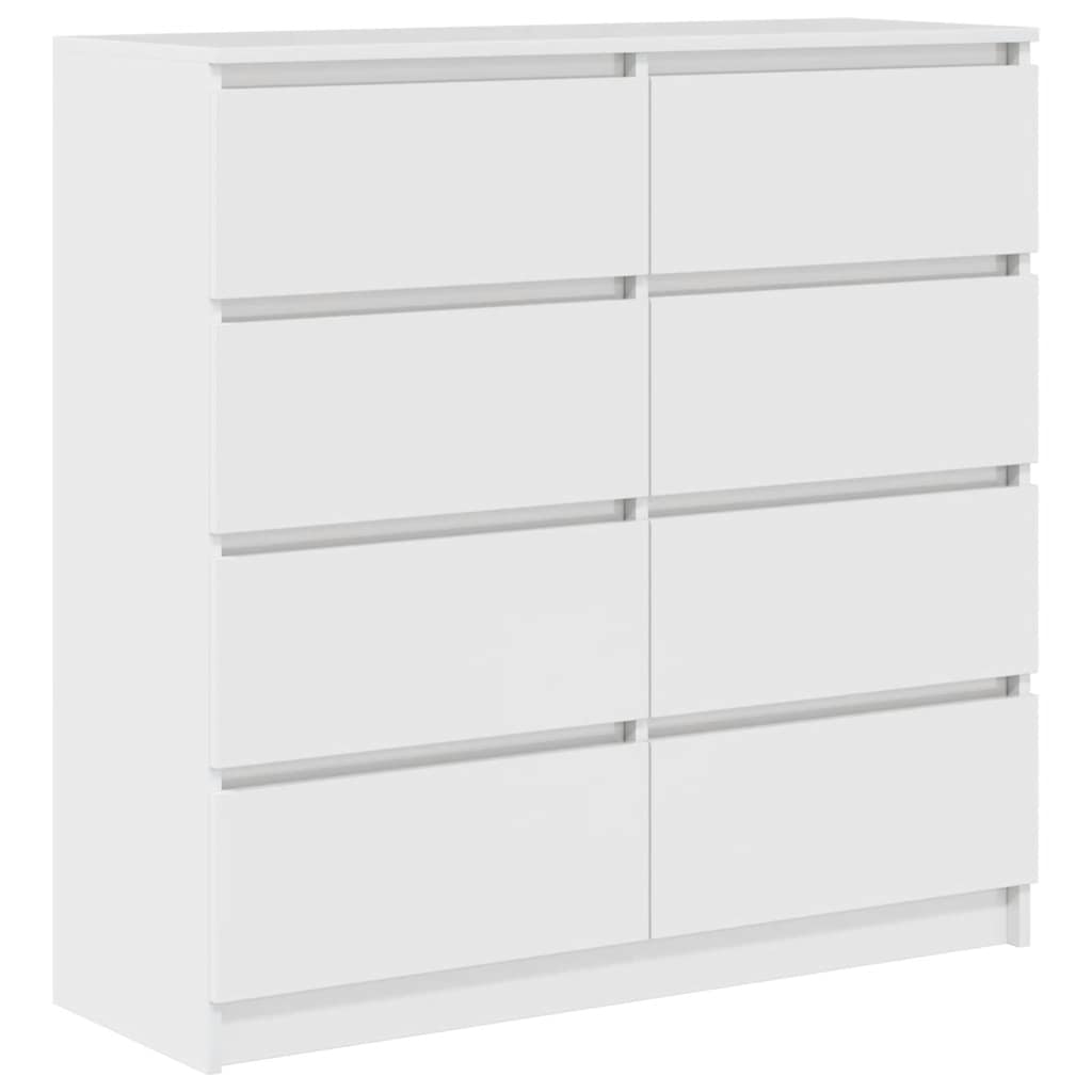 vidaXL Aparador blanco 100x35x99 cm madera de ingeniería