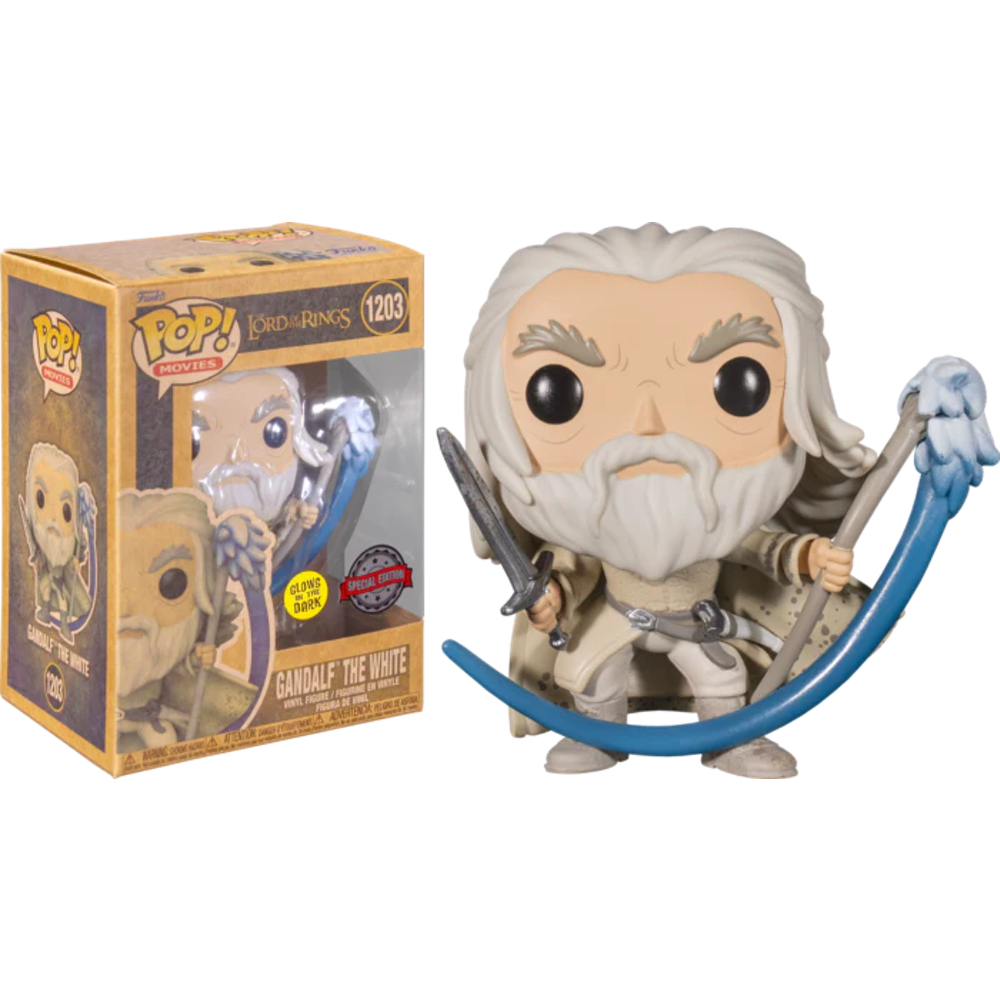Funko Gandalf Earth day exclusivo Señor Anillos Lord Rings 1203 GITD  Pop Vinyl Brilla en la oscuridad