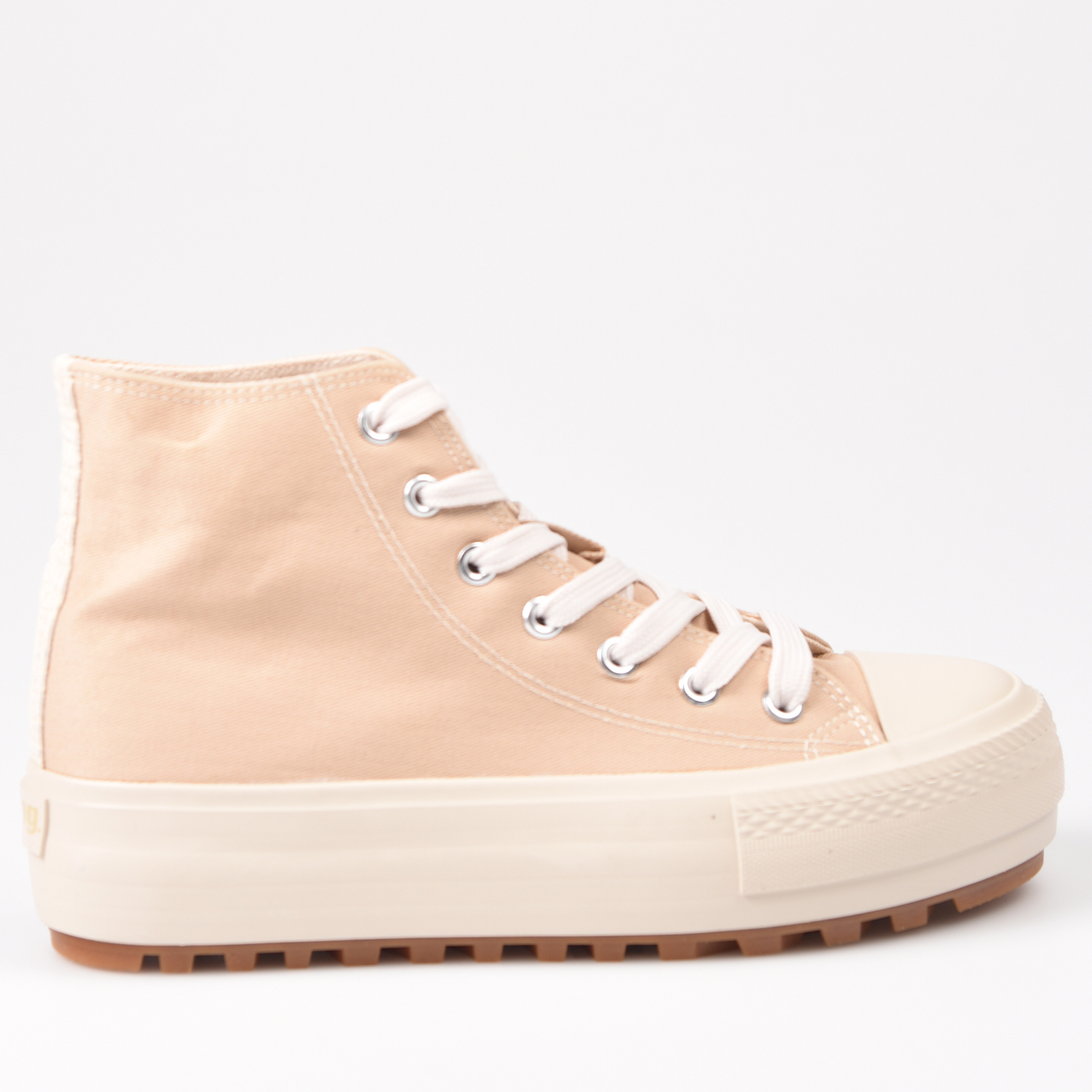 Botas tipo sneaker para mujer Mustang Bigger-T 60424 Sand