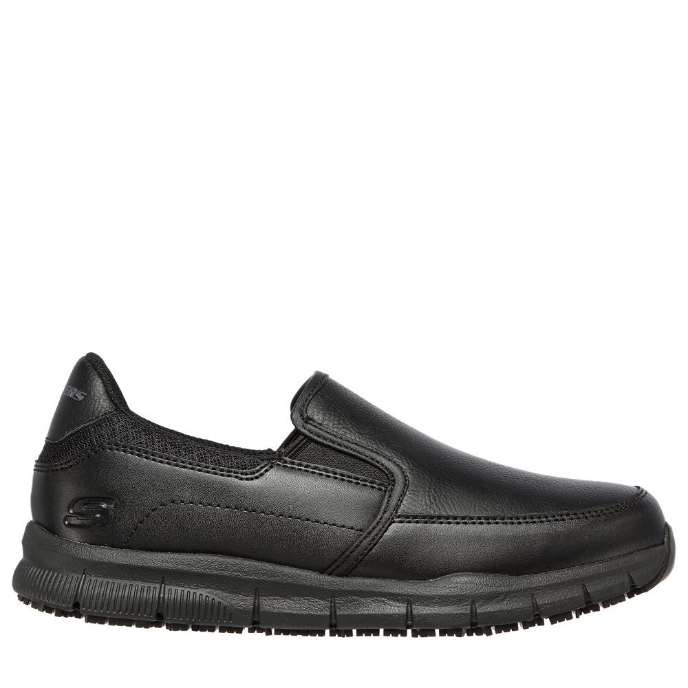 Cómoda Mocasín deportivo mujer NAMPA- ANNOD negra con ajuste elásticio. Línea Work Relaxed Fit®: ajuste más amplio. Plantilla Memory Foam® Cómoda suela antideslizante Altura Tacón bajo (1-3 cm) Referencia 77236EC-BLK