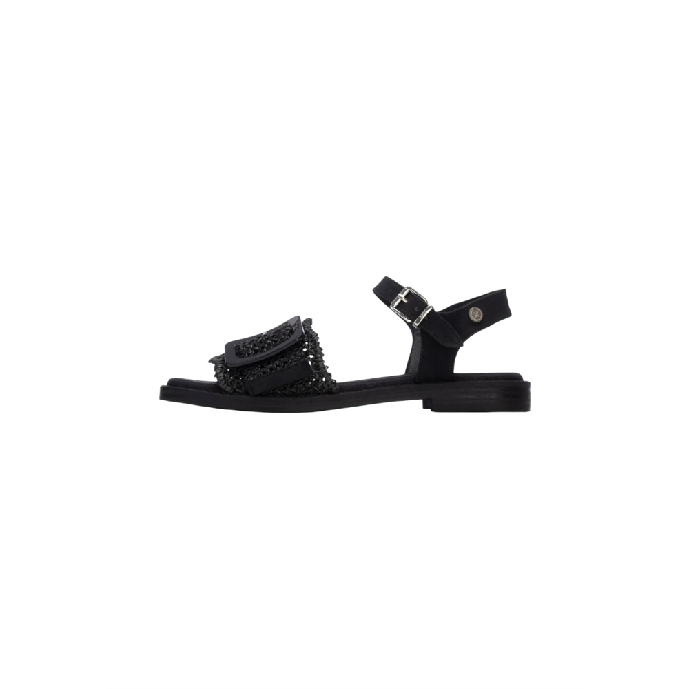 Xti 145243 Sandalias Planas Mujer Negro