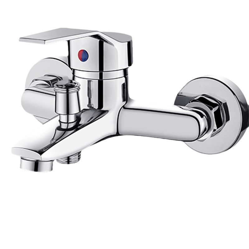 Grifo de Baño Monomando - Grifo with Acabado Cromado-Filtro Agua Fría y Caliente - Boquilla Fija - Grifo Ideal para Bido, Baño Lavabo-High 10,5 cm x Profundo 13,5 cm