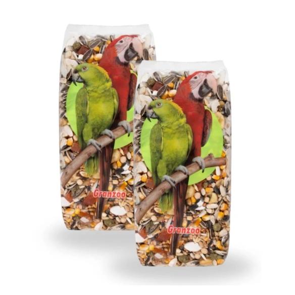Granzoo Alimento completo para loros y cotorras, lote de 2 x 700 g