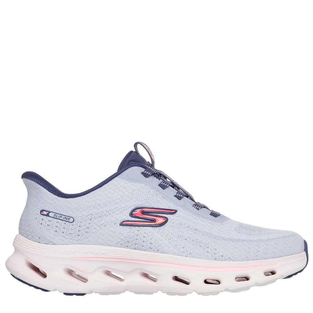 Cómoda GO WALK GLIDE-SPEP 2.0 MARIA AZUL: Zapatillas veganas para mujer, plantilla Air Cooled Goga Mat que amortigua, horma amable y suela de goma. ¡Cómpralas ahora! Altura Tacón bajo (1-3 cm) Referencia