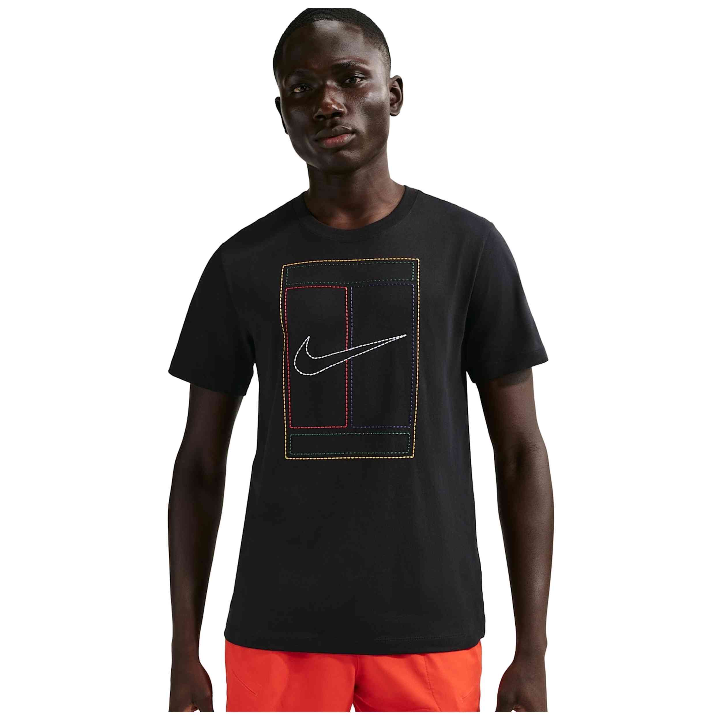 Camiseta Nikecourt Tee Heritage Sp26 Nike en color Negro