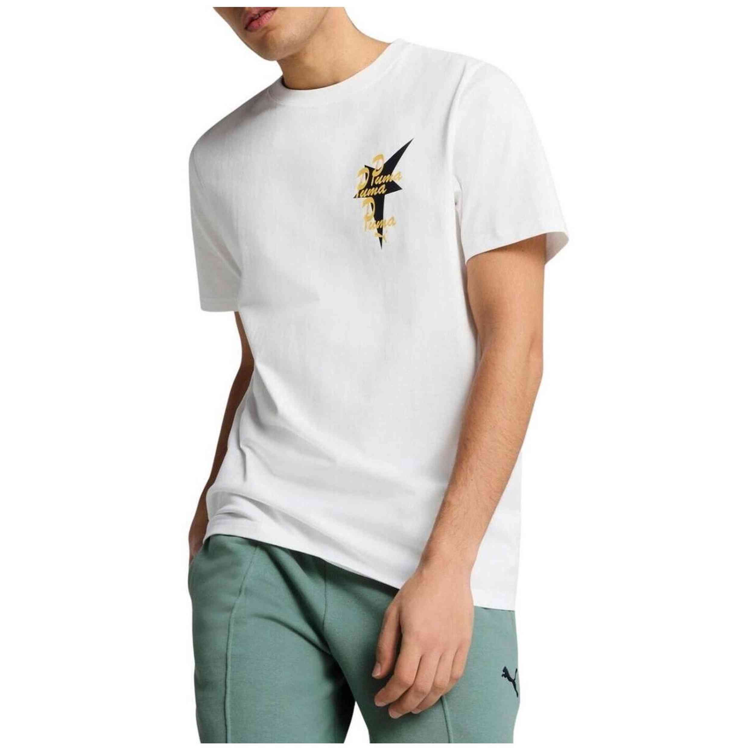 Camisetas De Manga Corta Puma para Hombre en color Blanco