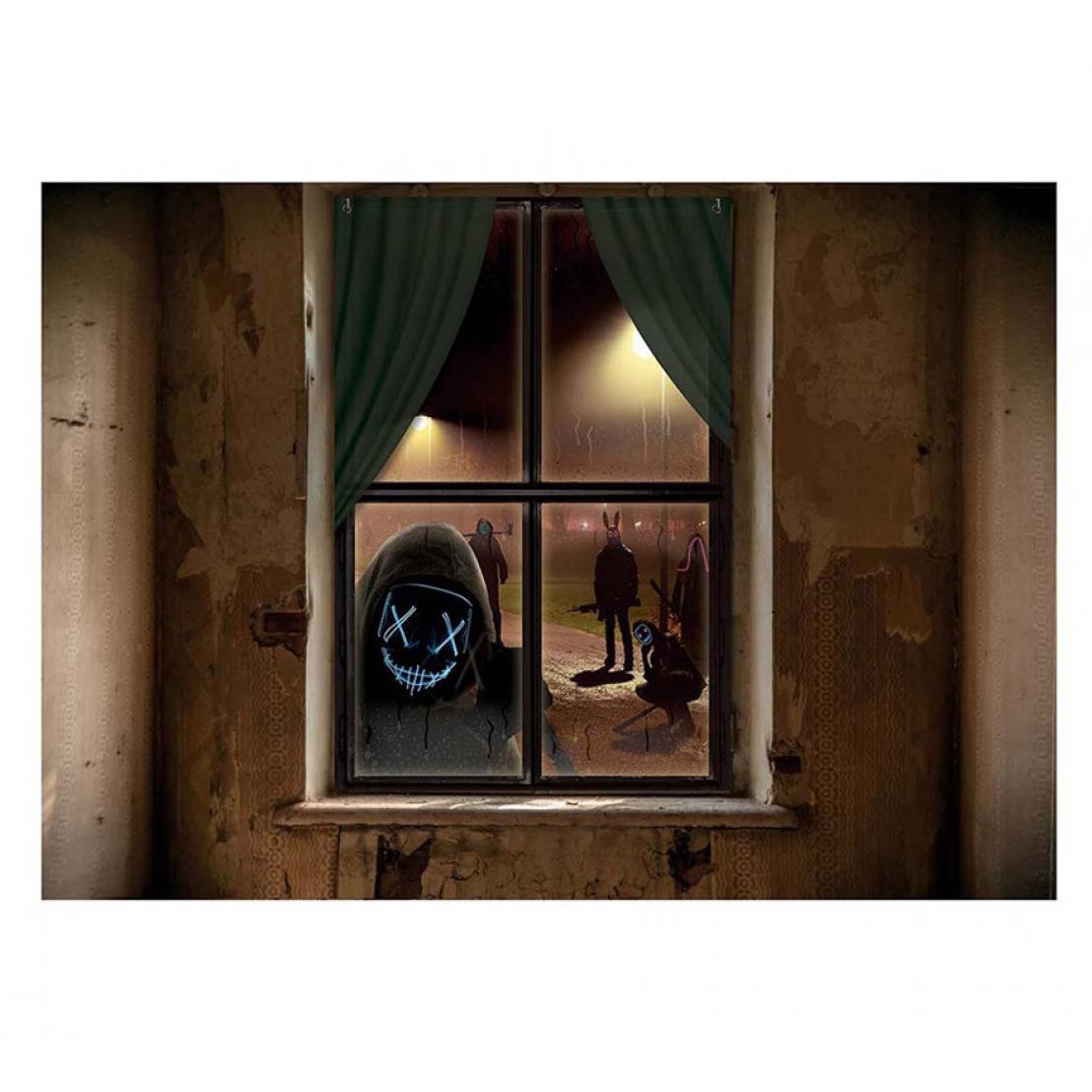 Guirca Ventana Asesinos al Asecho Decorativa de 80X120 cm