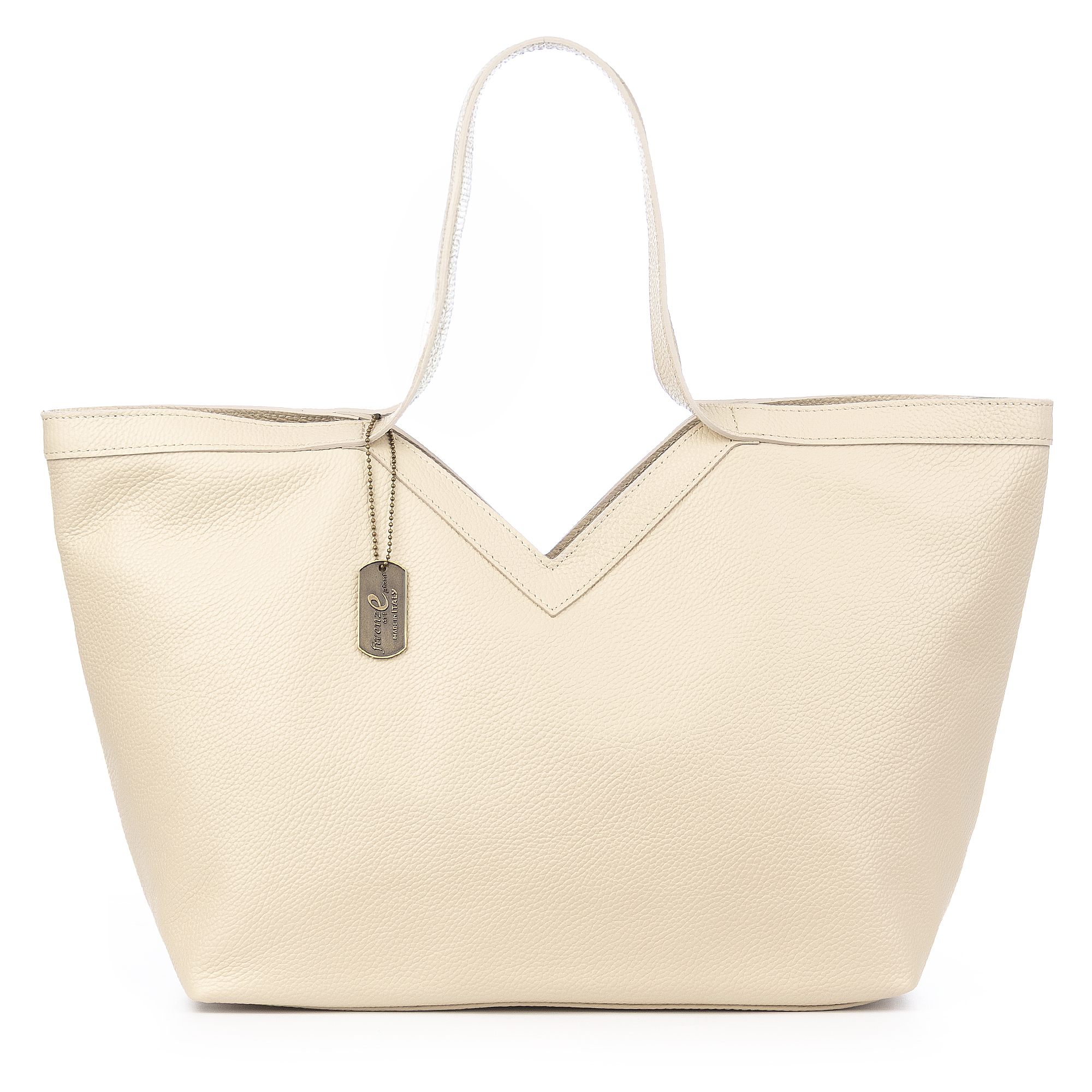 Bertiolo Bolso Tote Mujer. Piel auténtica Dollaro.