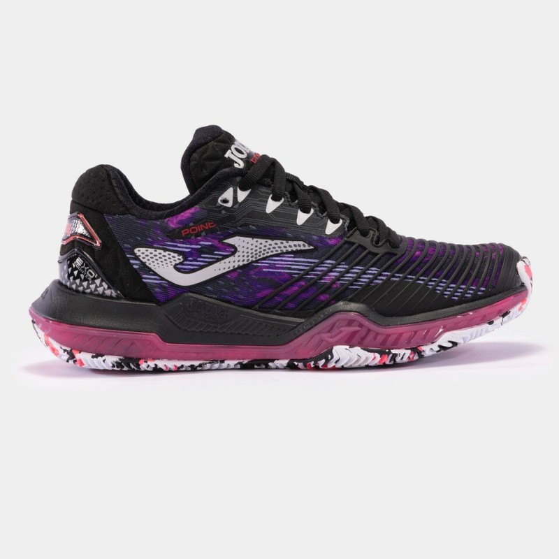 Zapatilla Negra Joma Padel Point 2401 Mujer Tpoilw2401c