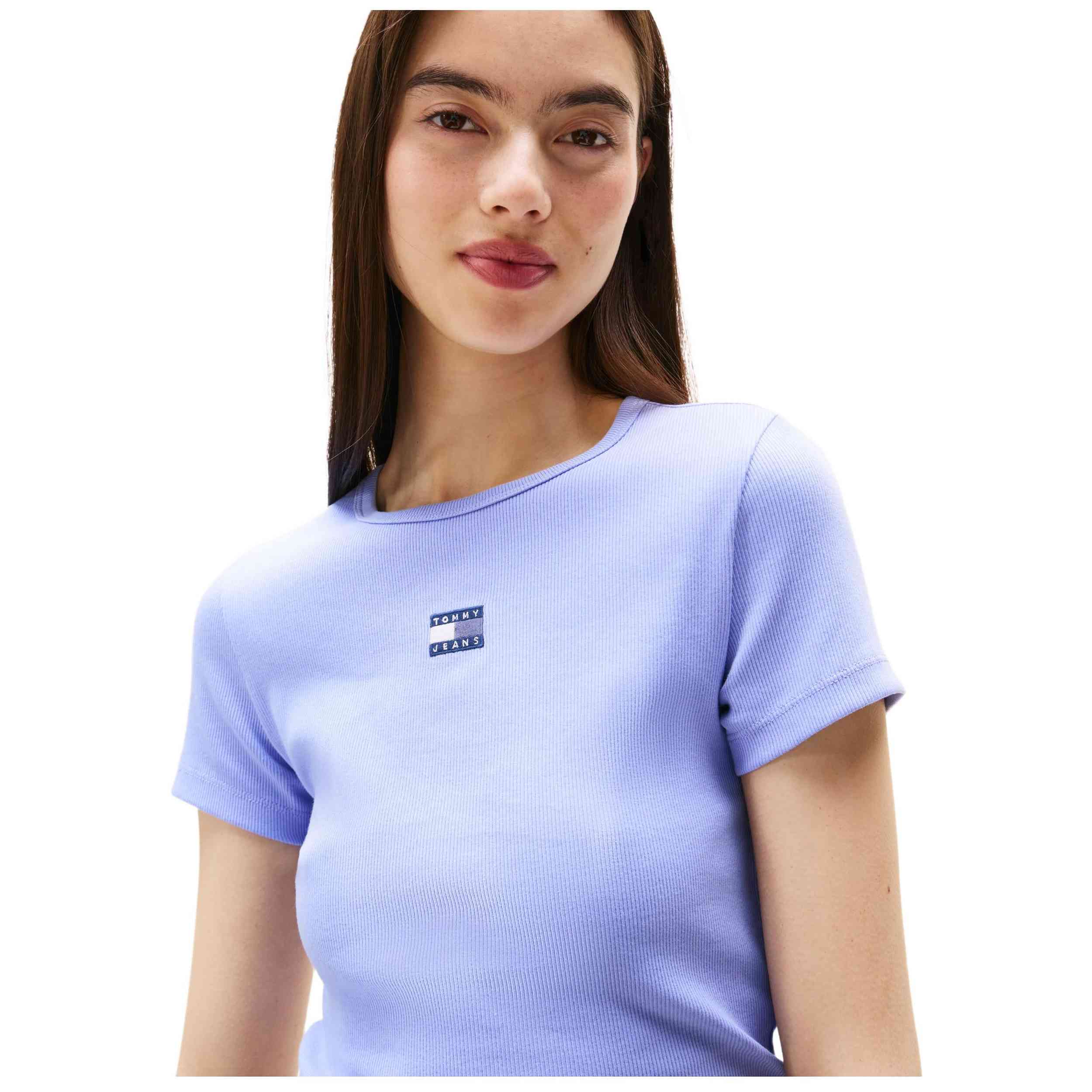 Camiseta De Manga Corta Tommy Hilfiger para Mujer en color Azul