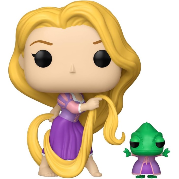 Figura Funko Pop! Princesas Disney Rapunzel  con Pascal Modelo 1640 | 86293 -  Original - Figuras Miniaturas Coleccionables Para Exhibición - Idea De Regalo - Mercancía Oficial - Juguetes Para Niños - Fan