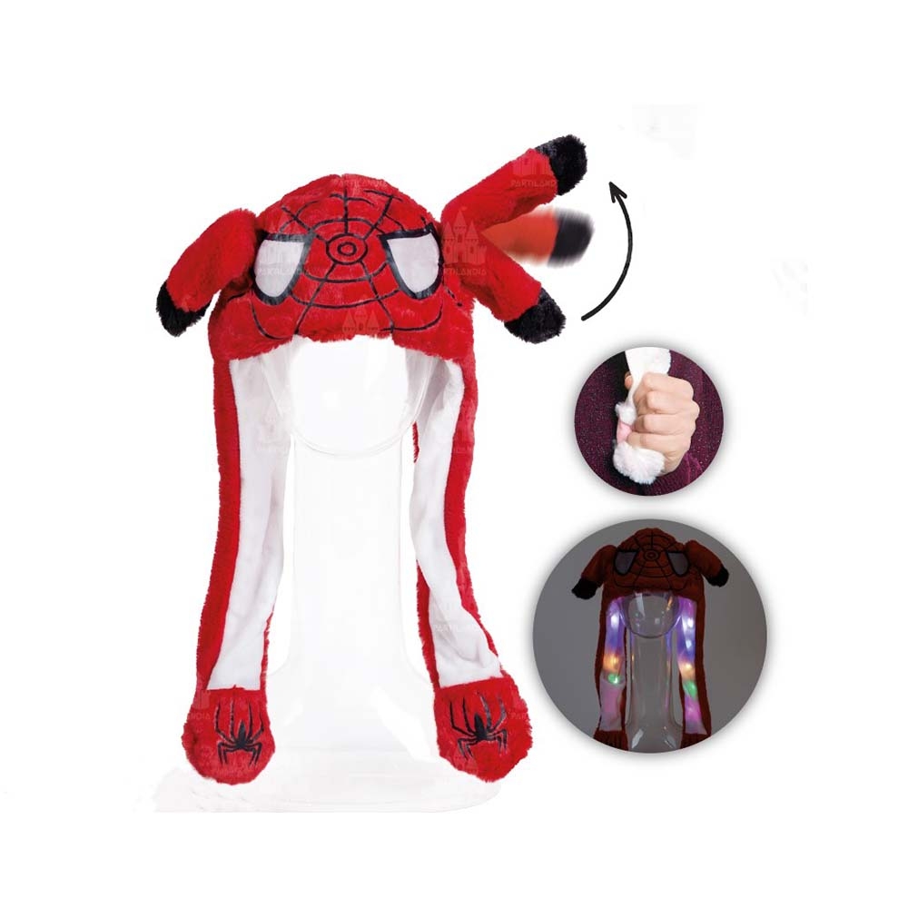 Gorro de Felpa de Conejo PLUSHOME Talla Única Suave y Cálido