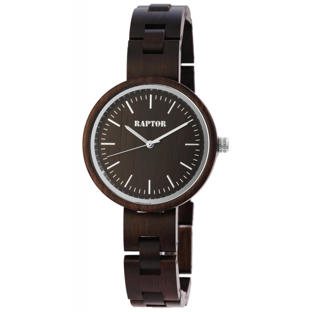 Reloj Raptor® Mujer com Bracelete em Madeira - 0190