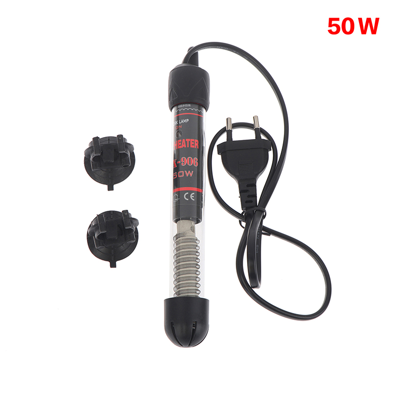 TK Calefactor De Acuario Submersible Con Termostato De Temperatura Ajustable EU Plug 25-300W Para Tanque De Peces Y Agua