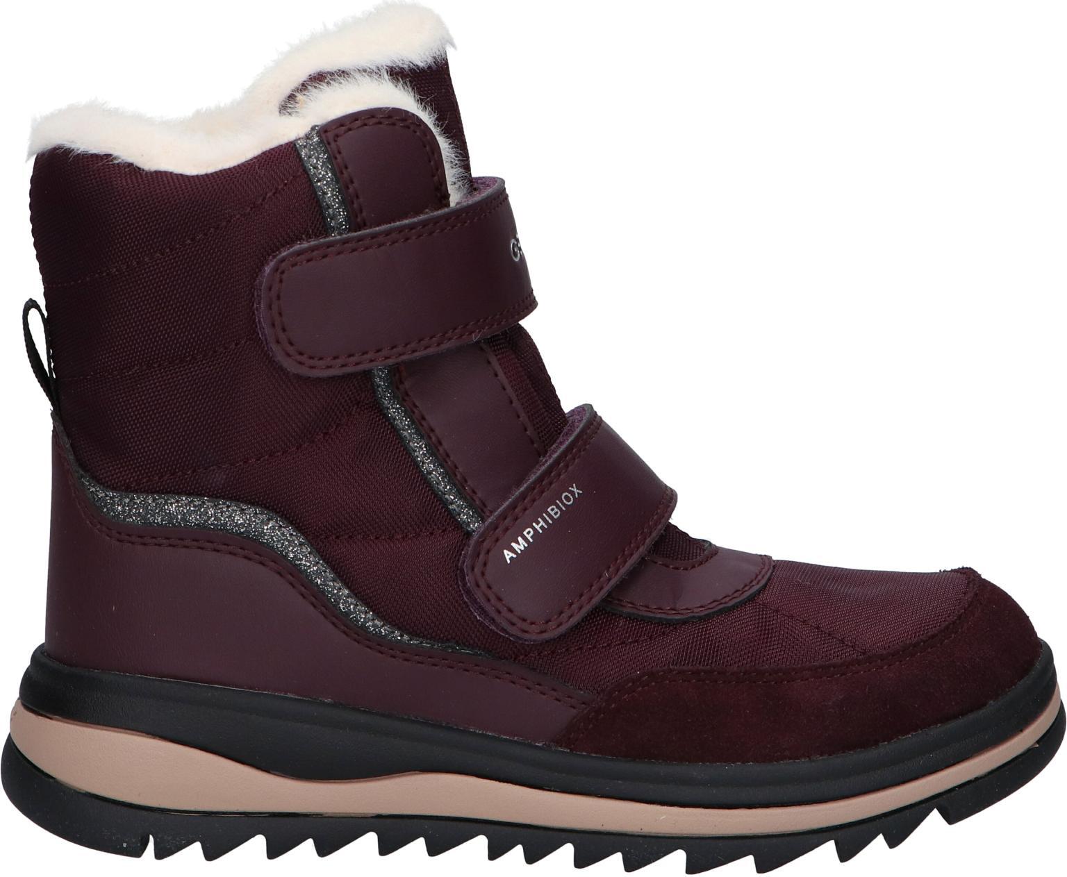 Women's and girls and boys' boots geox j36ewb 054fu j adelhide girl b ab c7357 dk burgundy