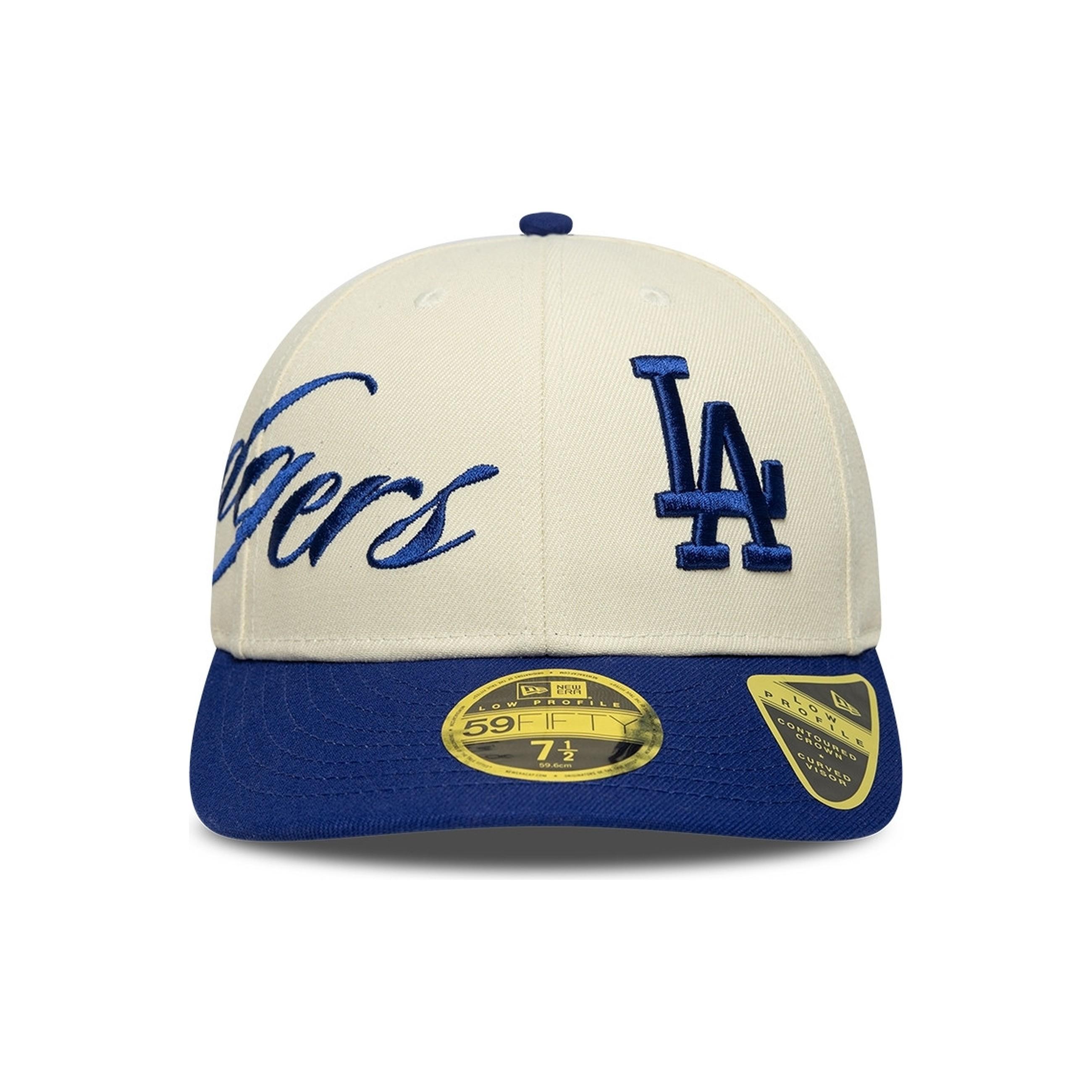 GORRA NEW ERA CRUDA DODGERS MLB SIDE SCRIPT LP59FIFTY LOSDOD