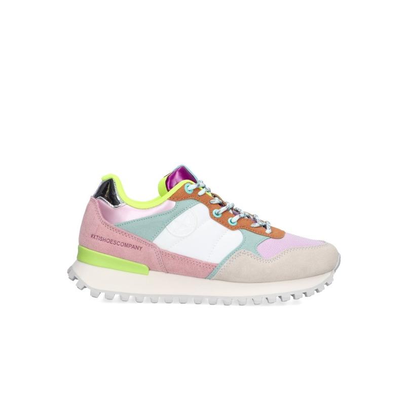 Zapatillas Casual Xti - Mujer - Suela Plana - Modelo 142934 - Color Multicolor