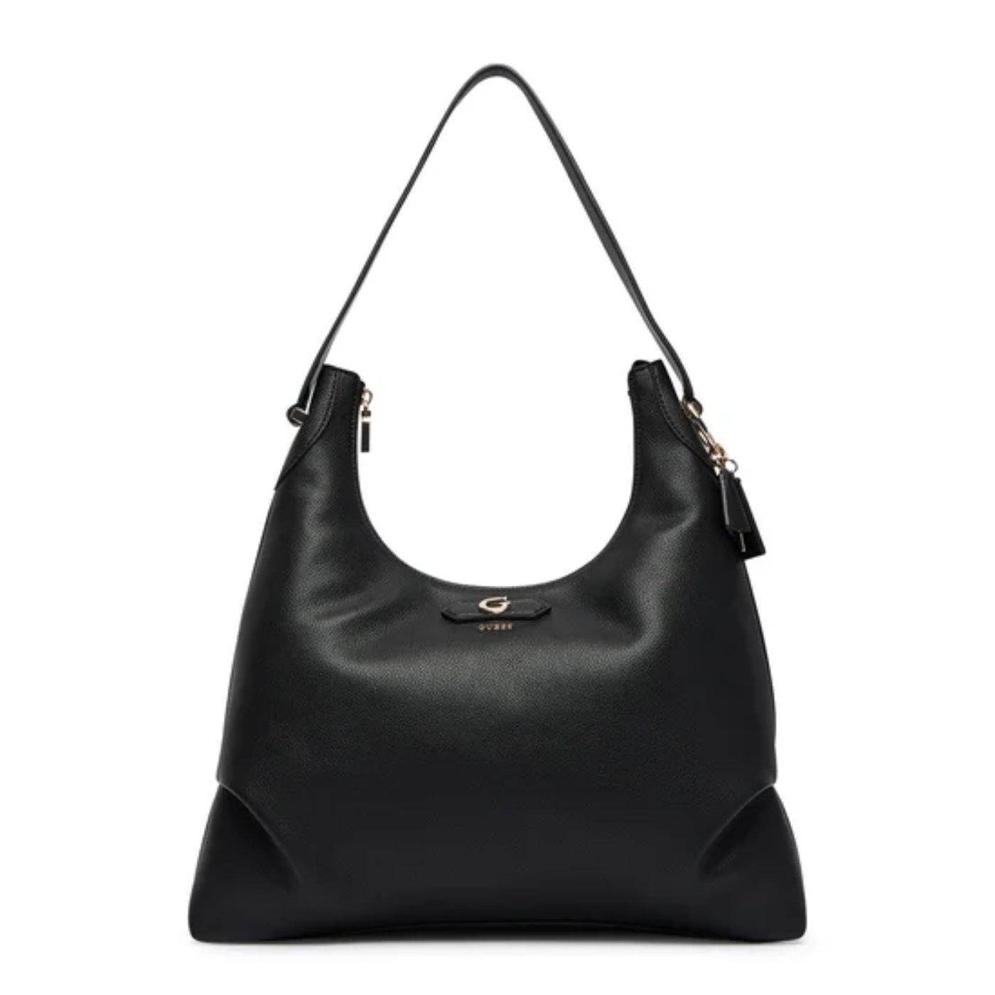 Bolso de hombro Guess Suzy Hobo negro para mujer