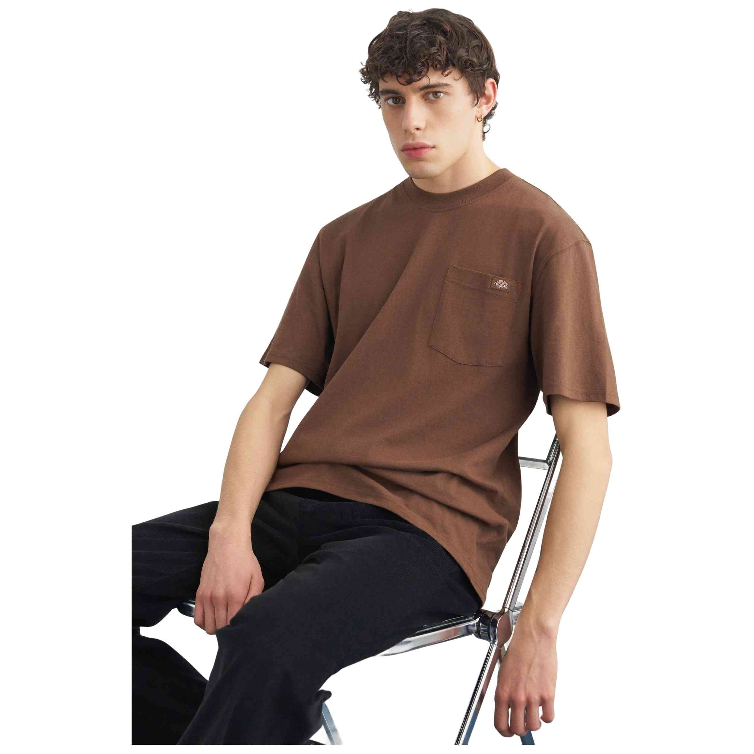 Camiseta De Manga Corta Dickies modelo Luray Pocket Tee para Hombre en color Marron