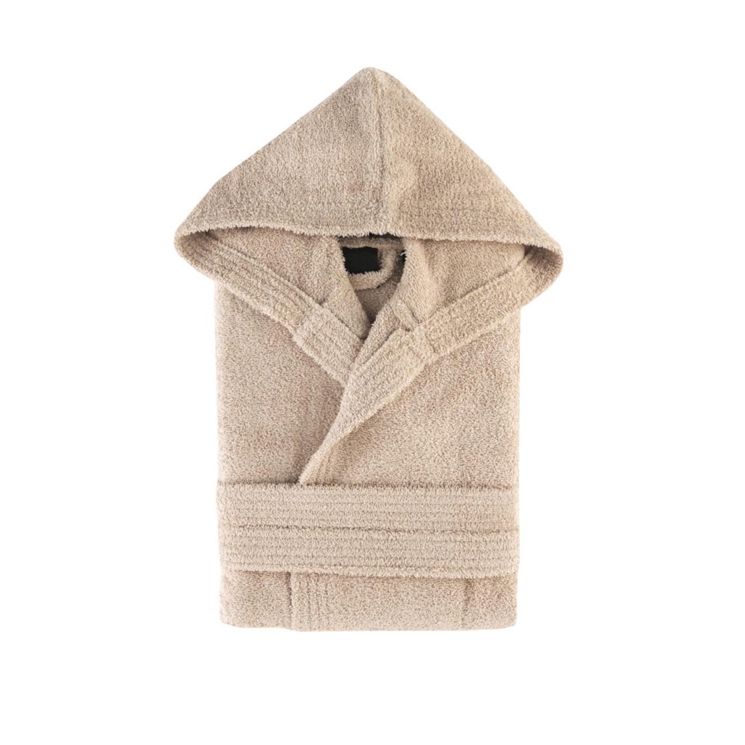 Albornoz con Capucha Bolsa R.A. Camel Talla XXL, El mejor textil hogar para tu casa Fijalo