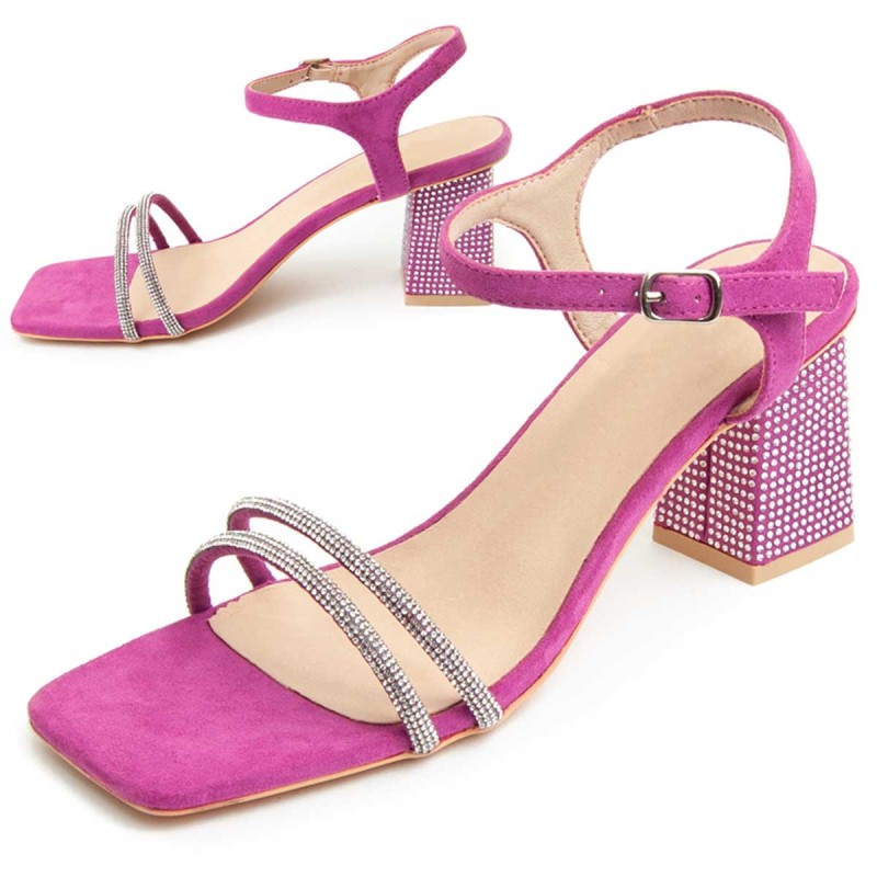 Sandalia Con Tacón Para Mujer. Montevita Sanndarey10 90523